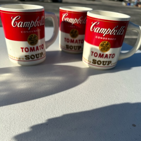Rare Campbell soup mugs. Set of 3. Stamped USA, 1968-72 - Picture 3 of 5